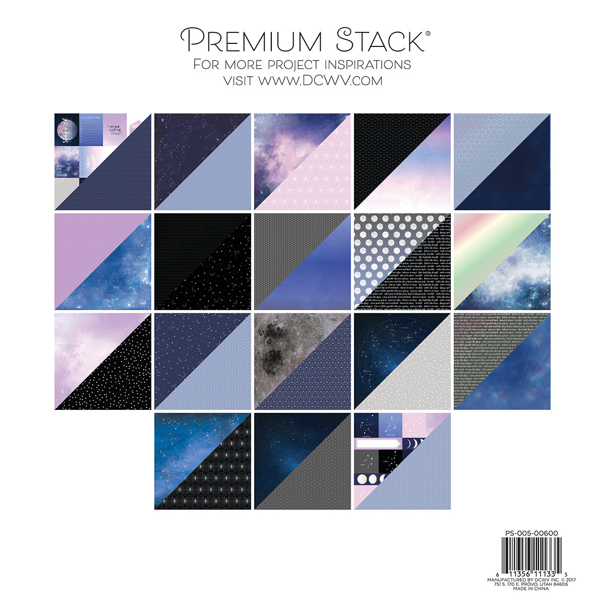 DCWV Double-Sided 12x12" Cardstock Stack - Zodiac