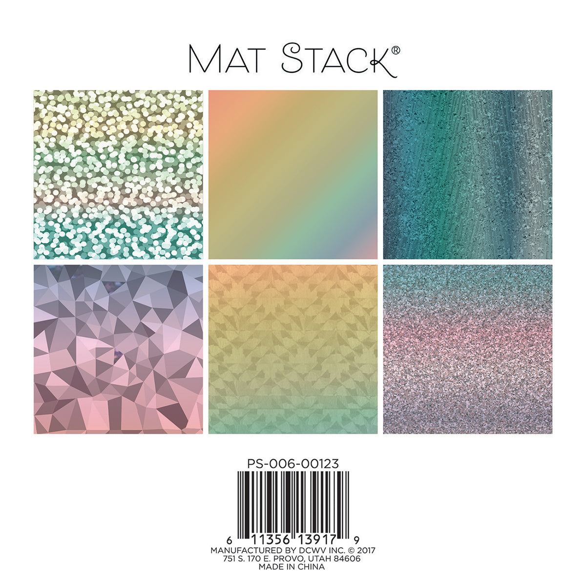 DCWV 6x6" Cardstock Stack - Holographics