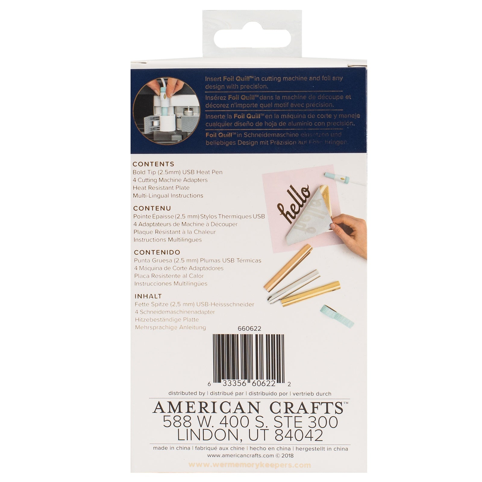 American Crafts Tool We R Foil Quill CORDLESS FREESTYLE PEN 60000036 