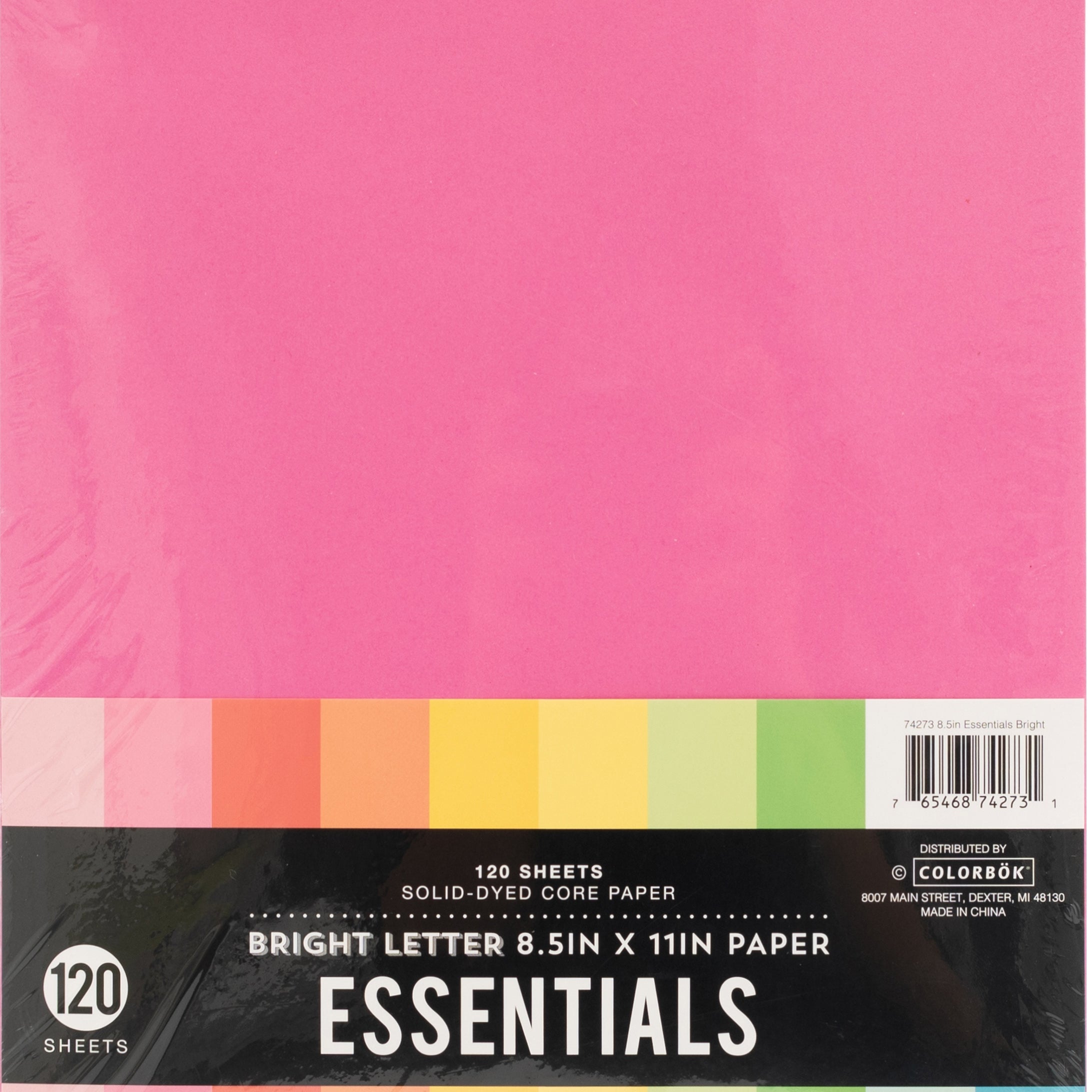 Colorbok Essentials Bright  8.5x11" Cardstock Variety Pack