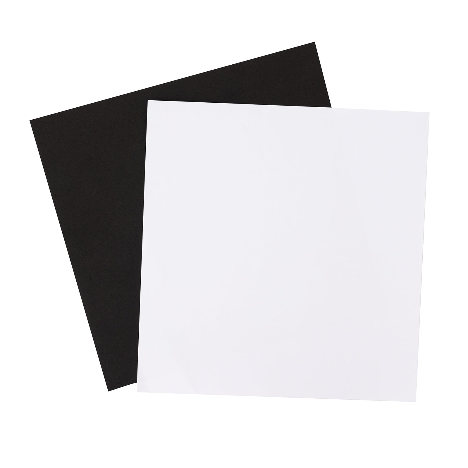 Colorbok Single-Sided 6x6" Cardstock - Black & White, 50 each / 100 sheets total