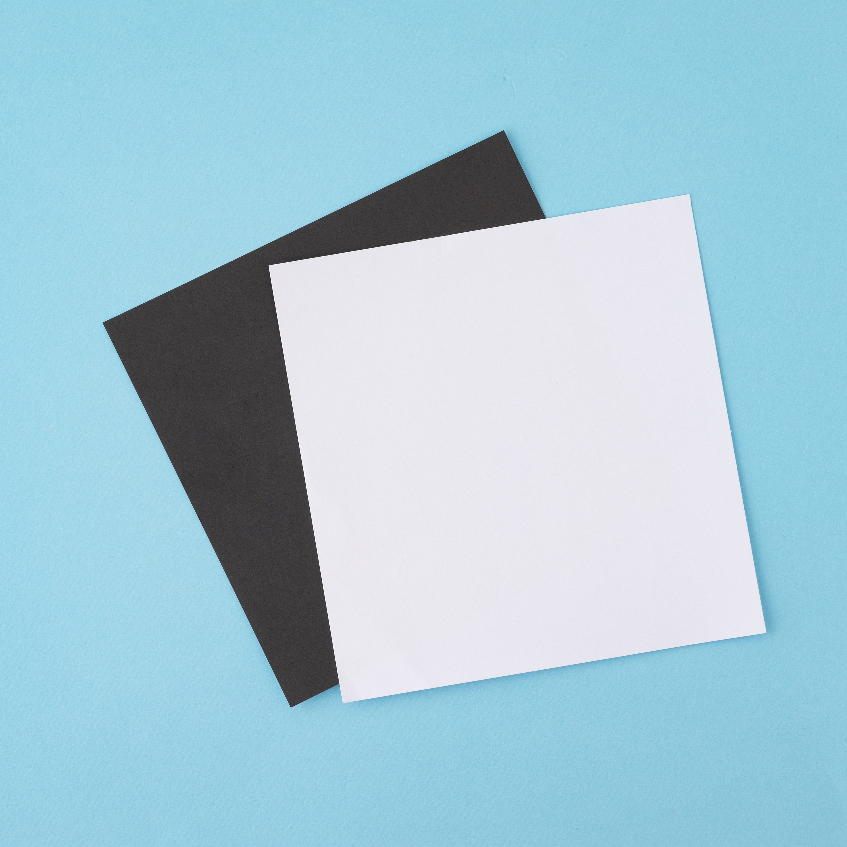 Colorbok Single-Sided 6x6" Cardstock - Black & White, 50 each / 100 sheets total