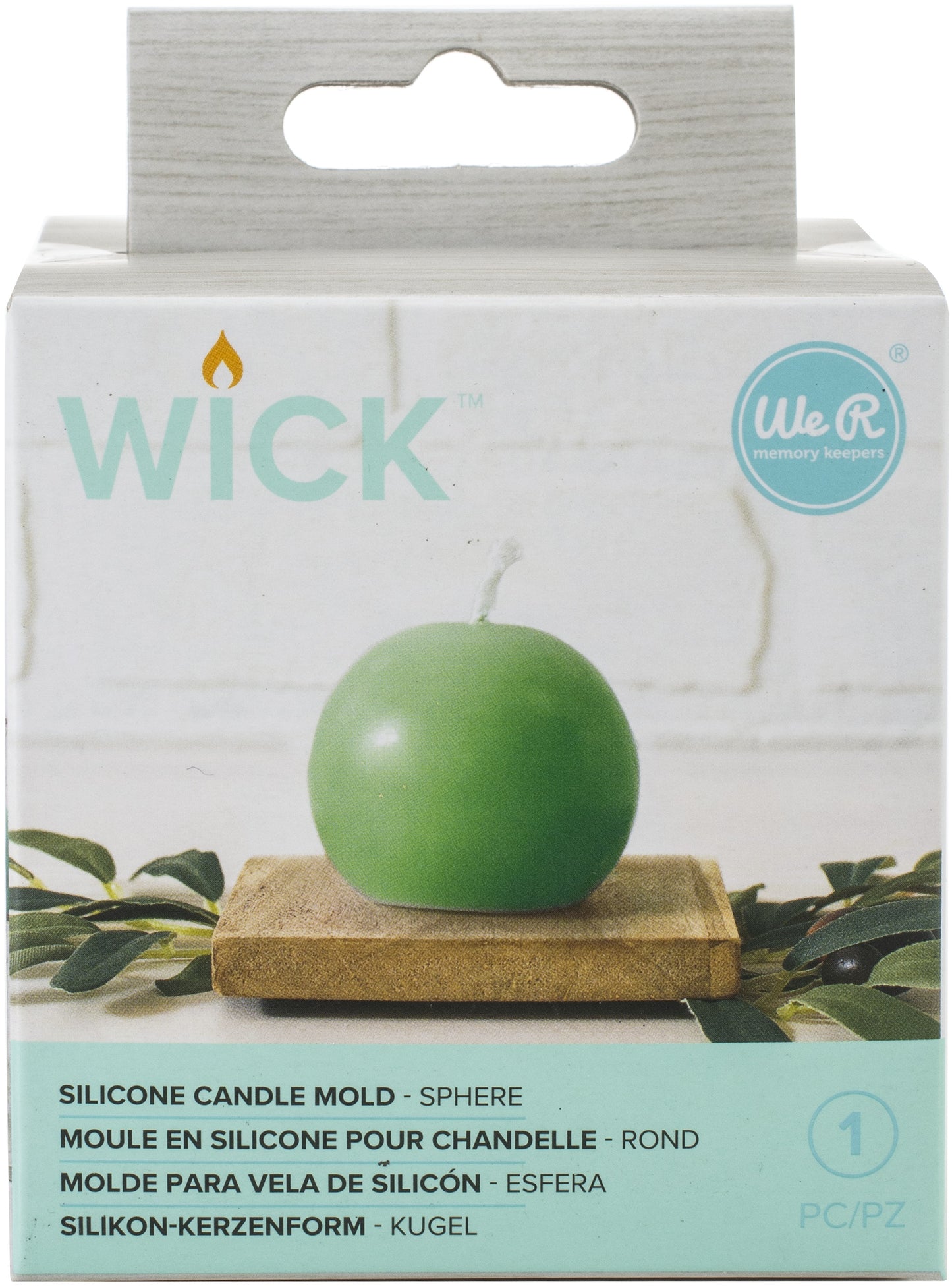 We R Wick Candle Mold-Ball