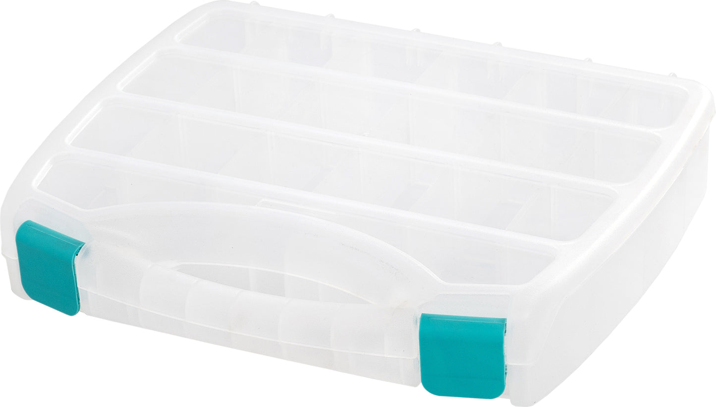 We R Divider Box Translucent Plastic Storage-12"X10"X2.4" Case