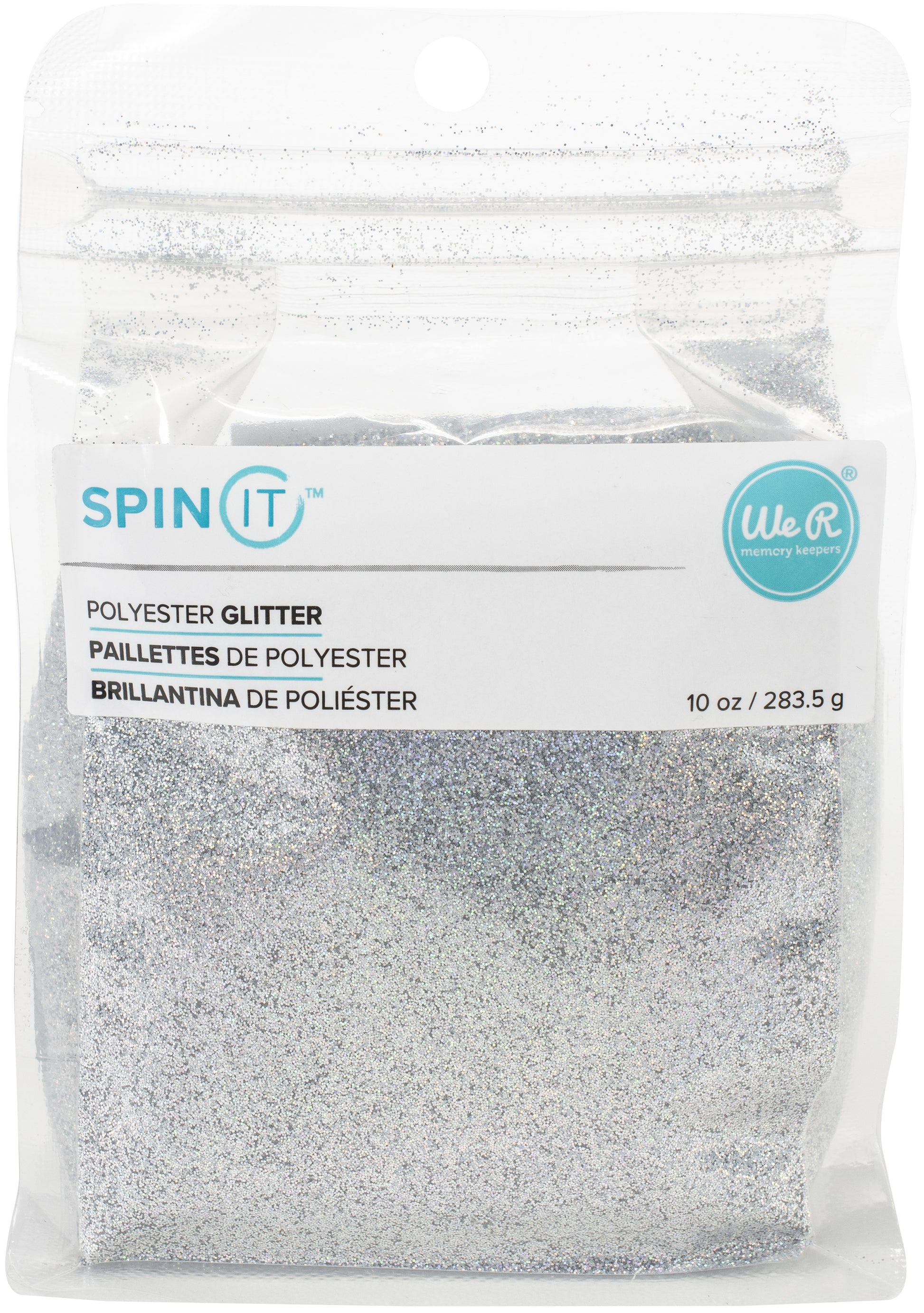 We R Memory Keepers Spin It Extra Fine Glitter 10oz Teal