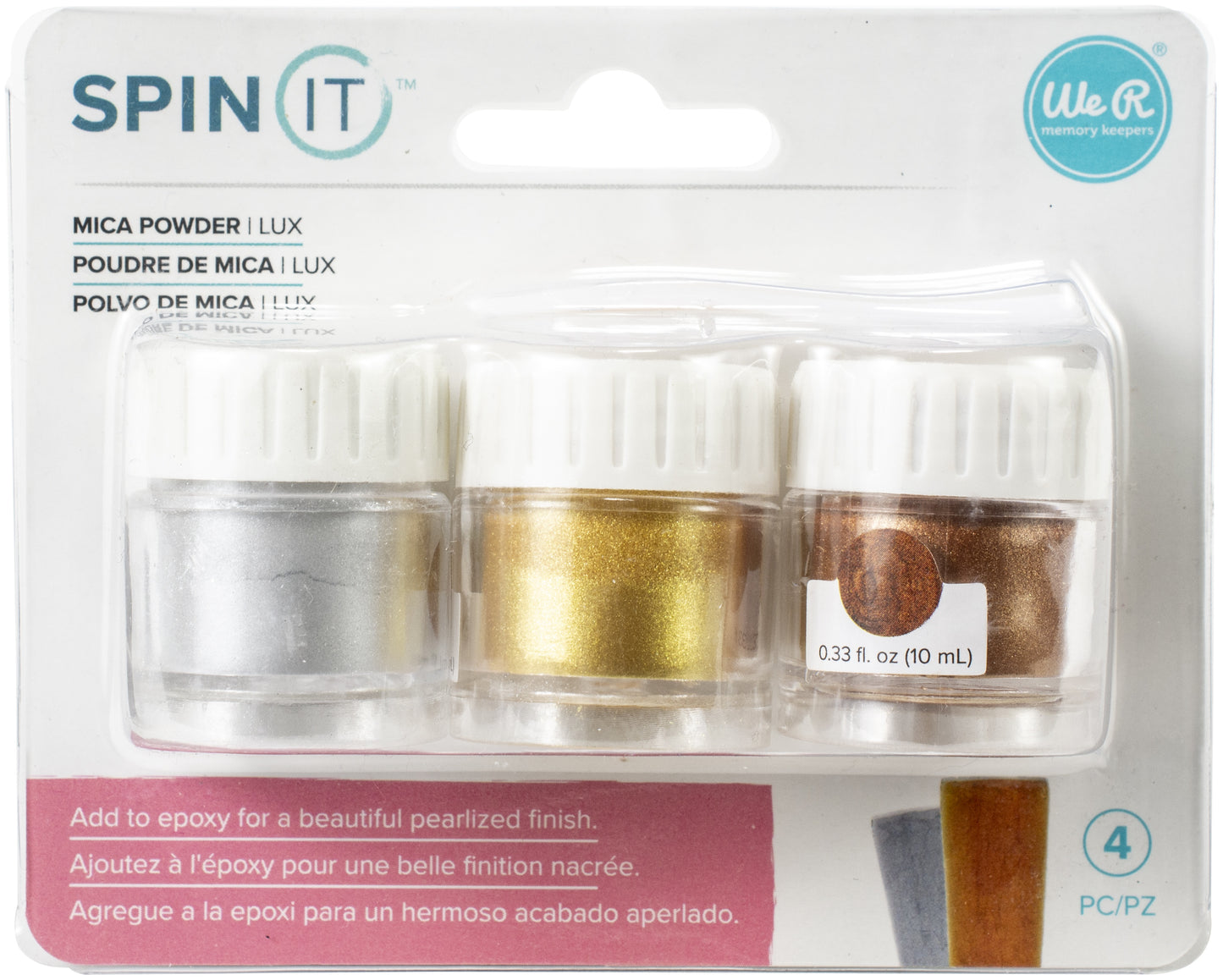 We R Memory Keepers Spin It Mica Powder 3/Pkg-Lux