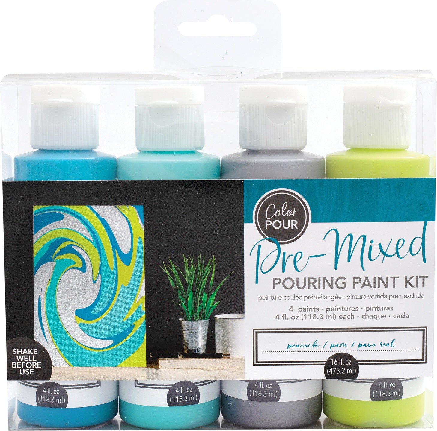 Color Pour Collection - Pre Mixed Pouring Paint - American Crafts 