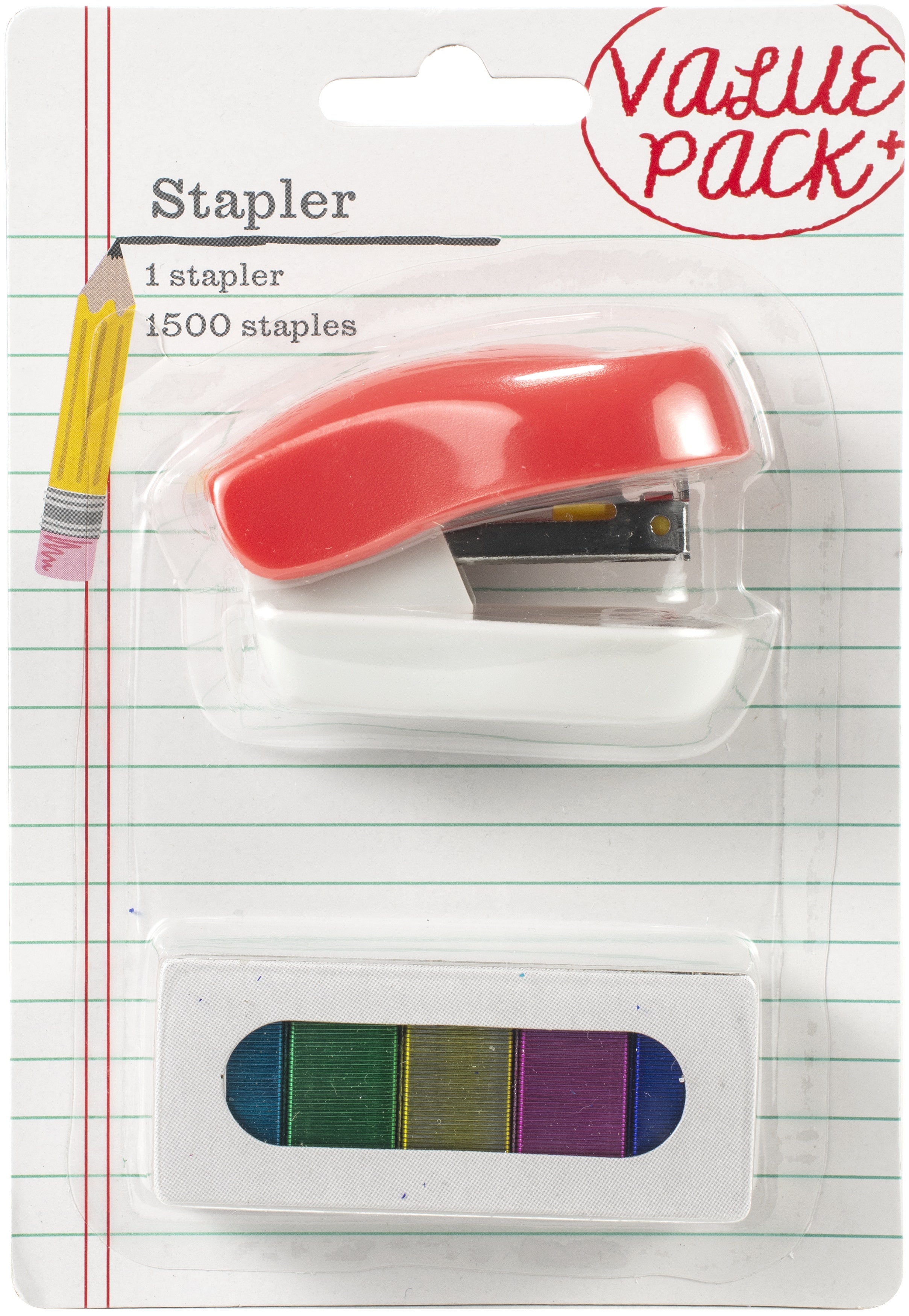 American Crafts Mini Stapler With Multicolored Staples
