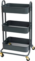 Load image into Gallery viewer, We R A La Cart Storage Cart With Handles-Burnt Ash
