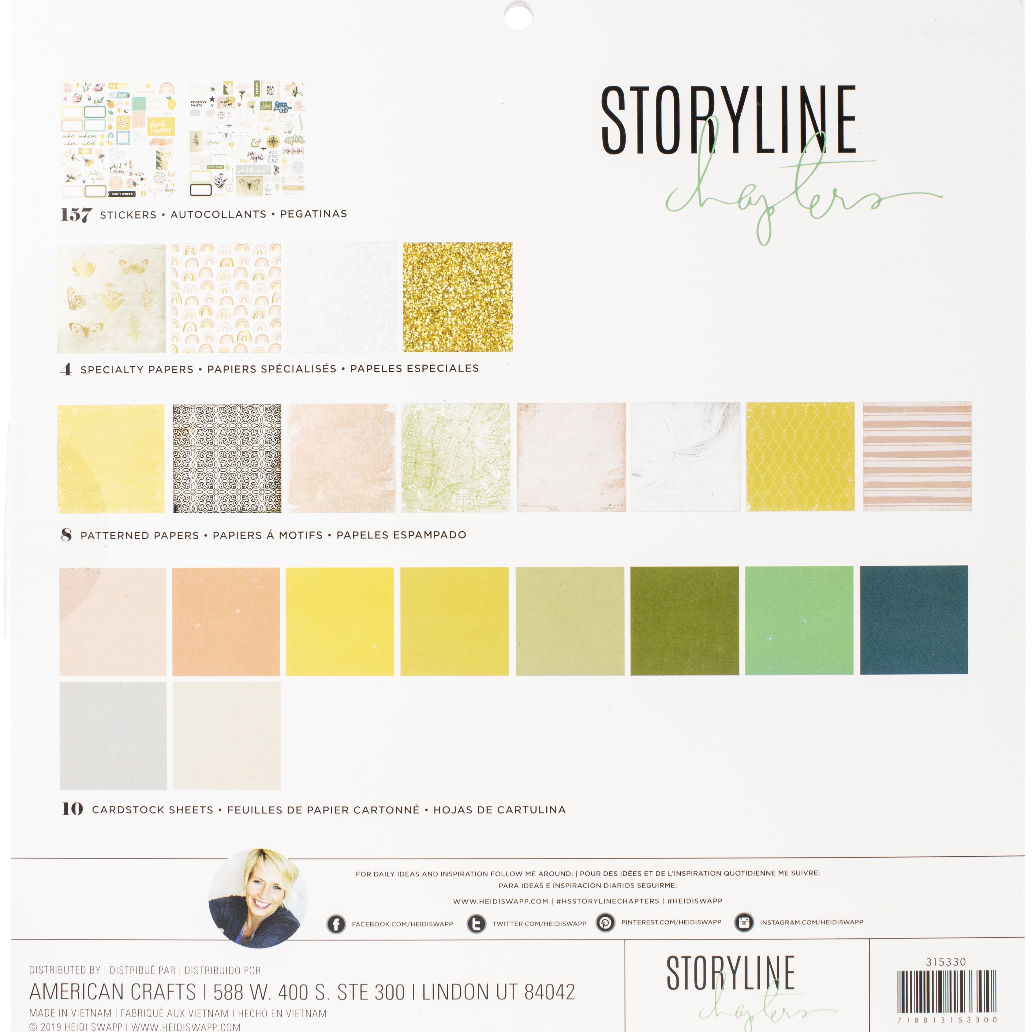 Heidi Swapp Storyline Chapters 12x12" Project Pad