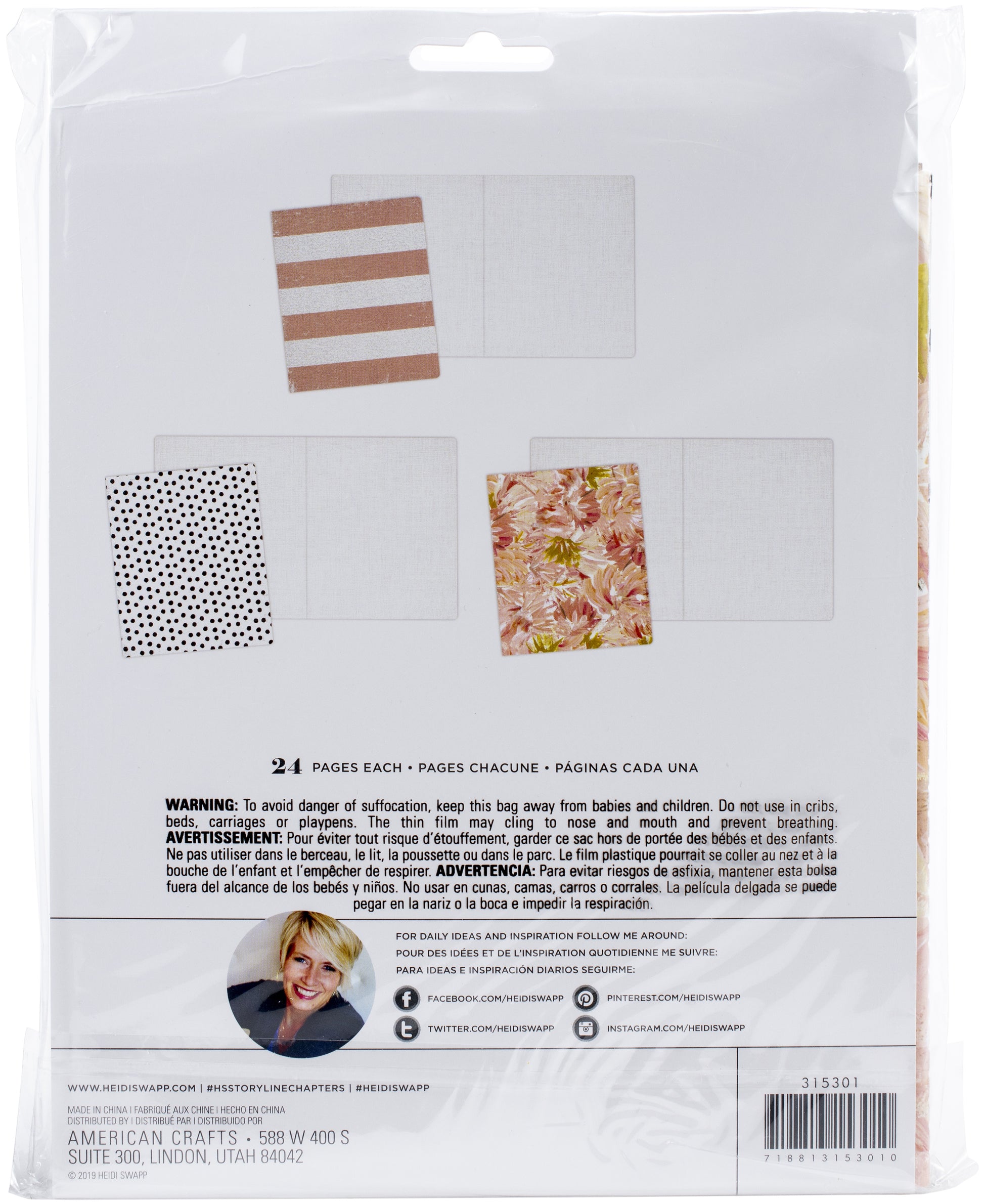 Heidi Swapp Storyline Chapters Mini Sticker Book-The Journaler, 1