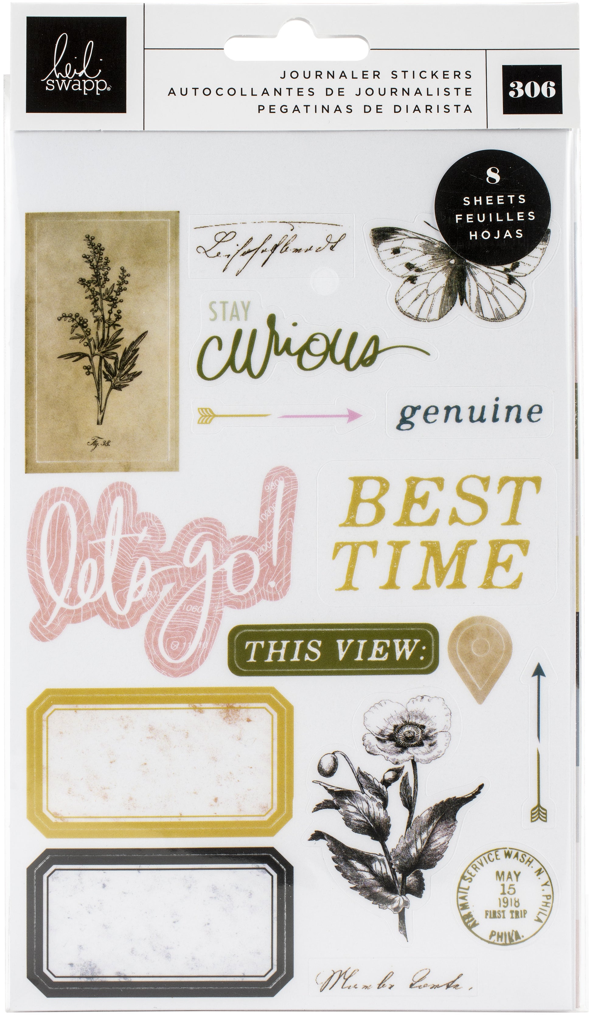 Heidi Swapp Storyline Chapters Mini Sticker Book-The Journaler – American  Crafts