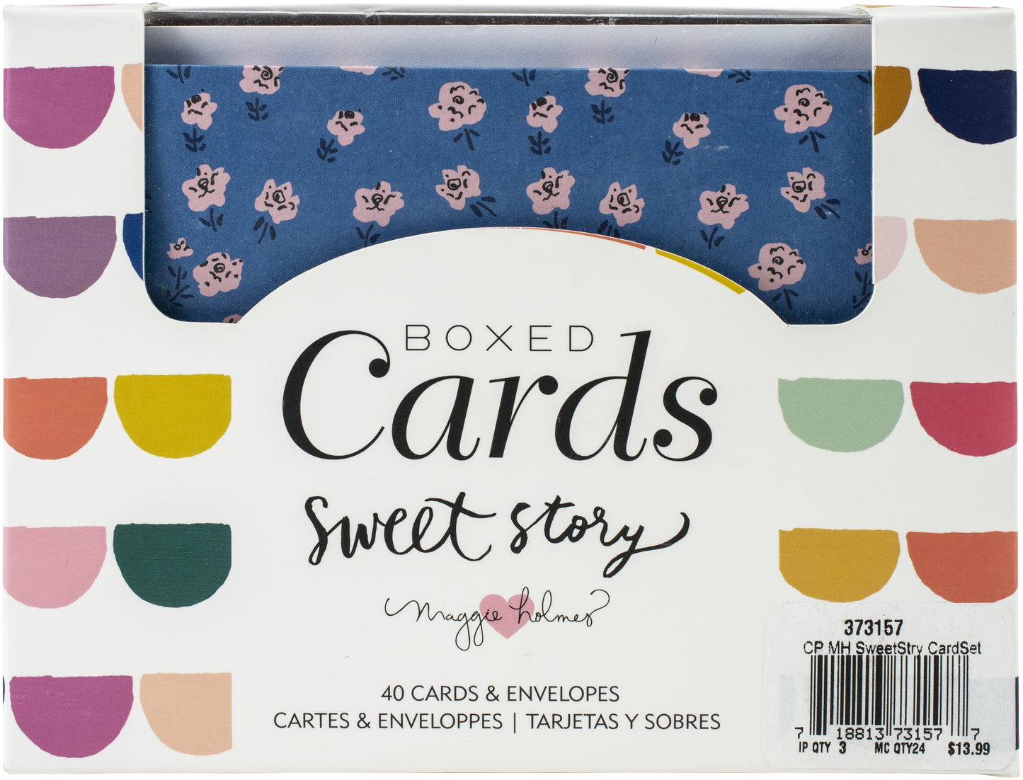 Crate Paper A2 Cards W/Envelopes (4.375"X5.75") 40/Box-Maggie Holmes Sweet Story