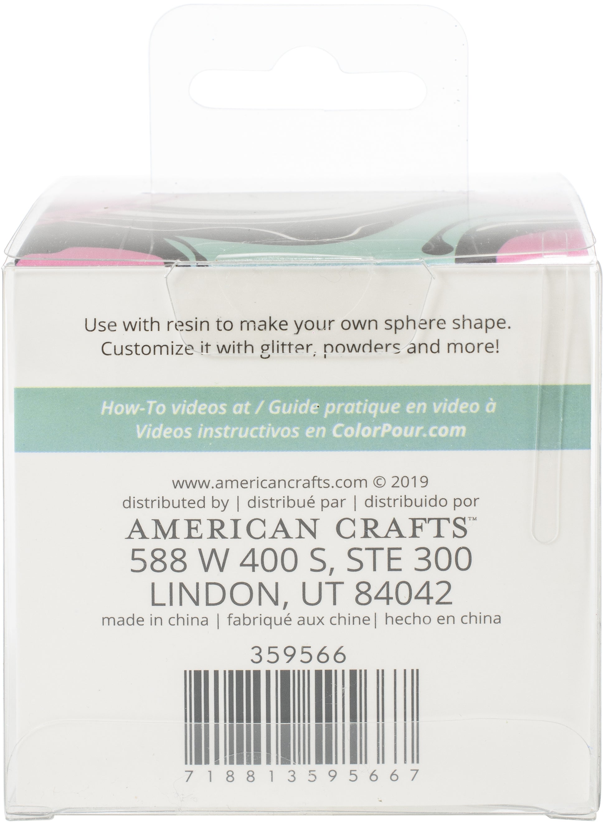American Crafts Color Pour Resin Mold 2/Pkg-Flowers