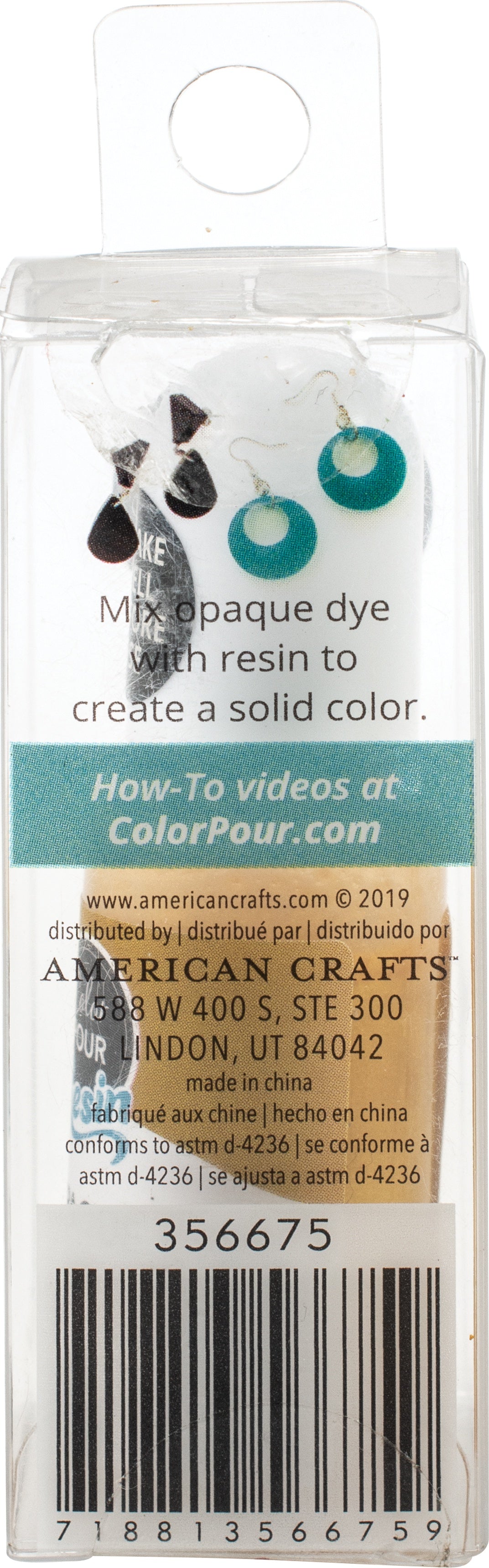 American Crafts™ Color Pour Magic 2 Piece Opaque Gold Paint