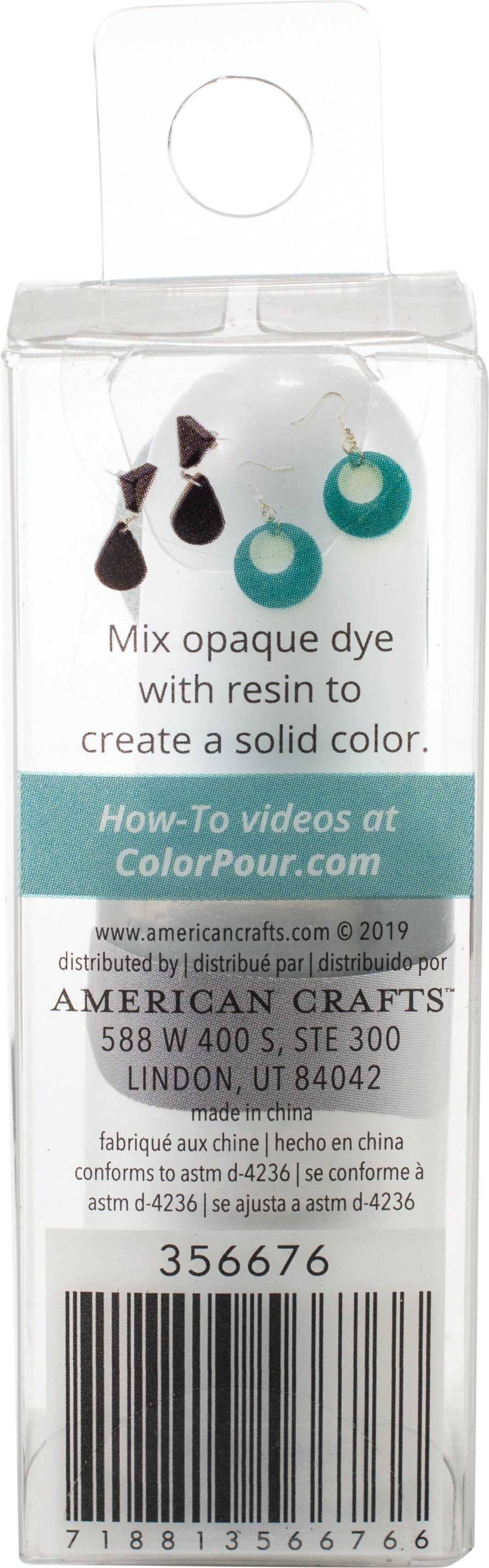 American Crafts™ Color Pour Magic 2 Piece Opaque Gold Paint