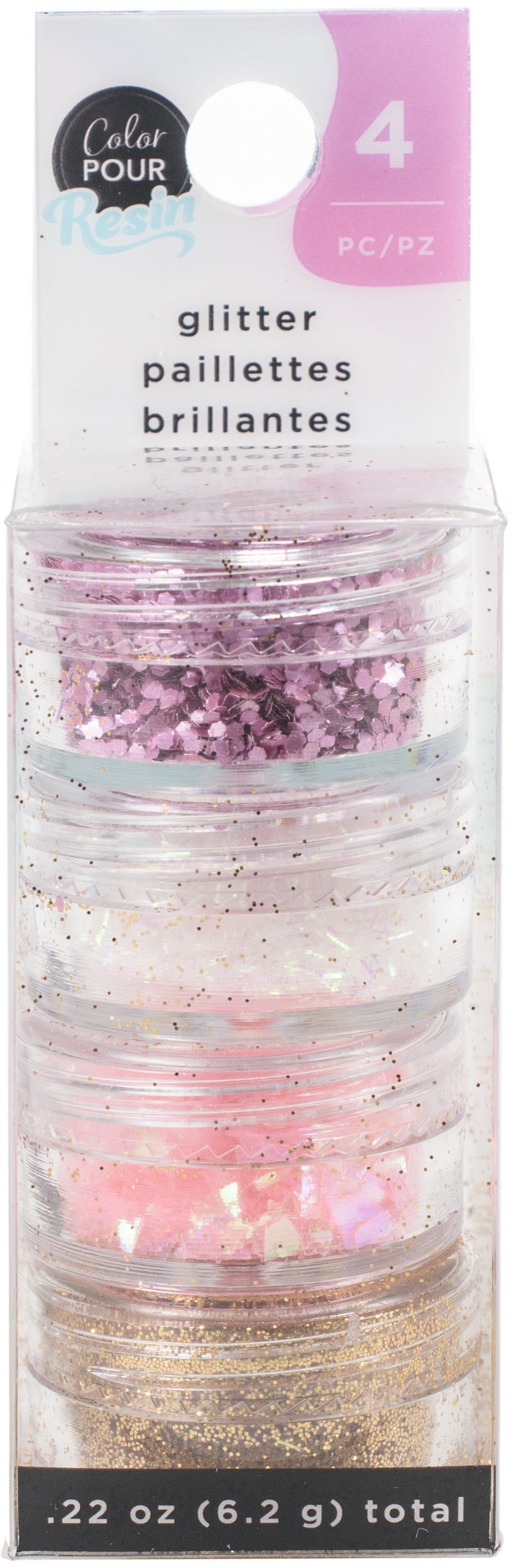American Crafts Color Pour Resin Mix in Color Changing Glitter