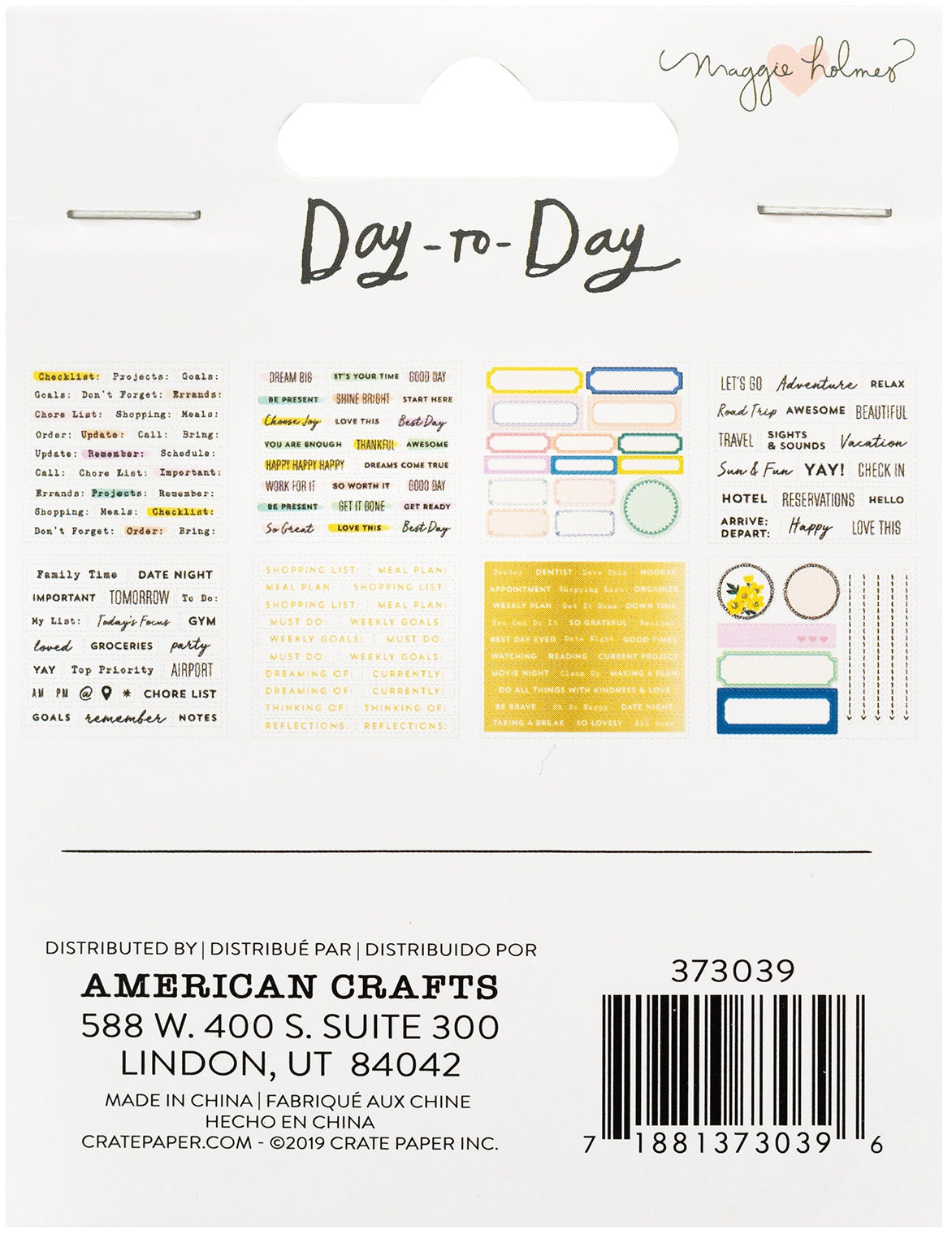 Maggie Holmes Day-To-Day Planner Mini Sticker Book 166/Pkg-Book 2