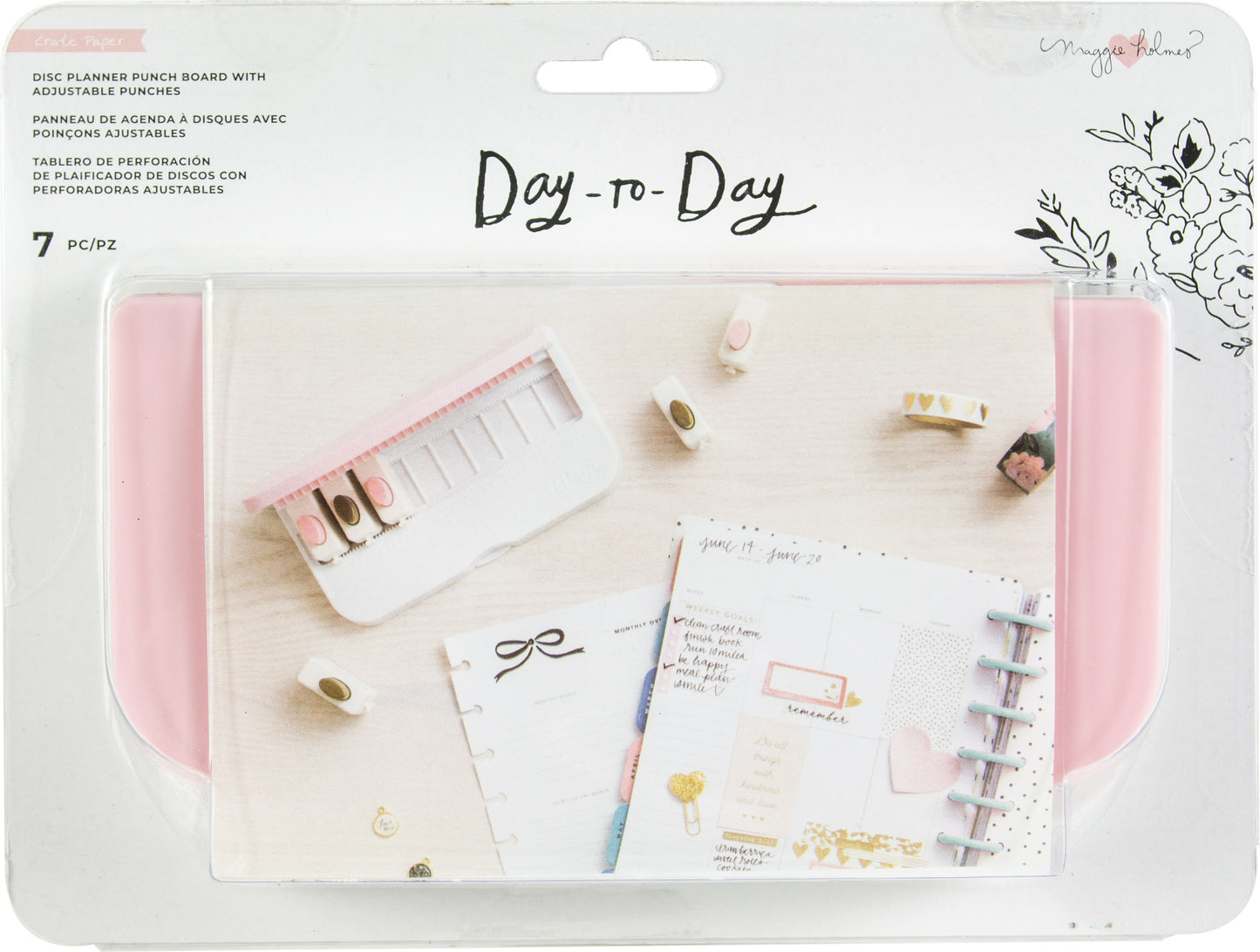 Maggie Holmes Day-To-Day Planner Adjustable Punch Board
