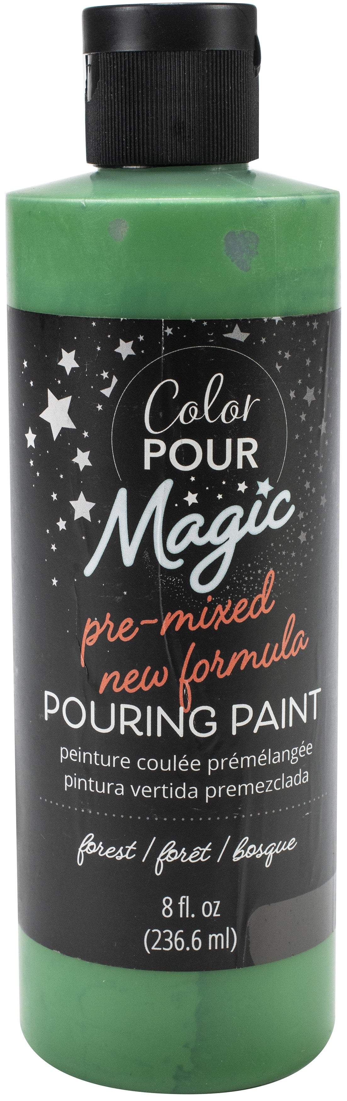 American Crafts Color Pour Magic Pre-Mixed Paint 8oz-Forest