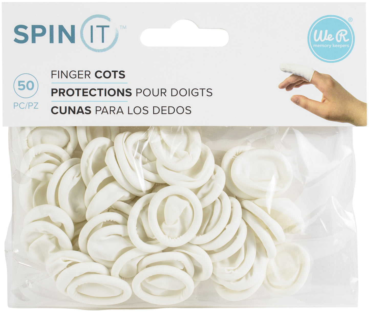 We R Memory Keepers Spin It -Finger Cots 50/Pkg