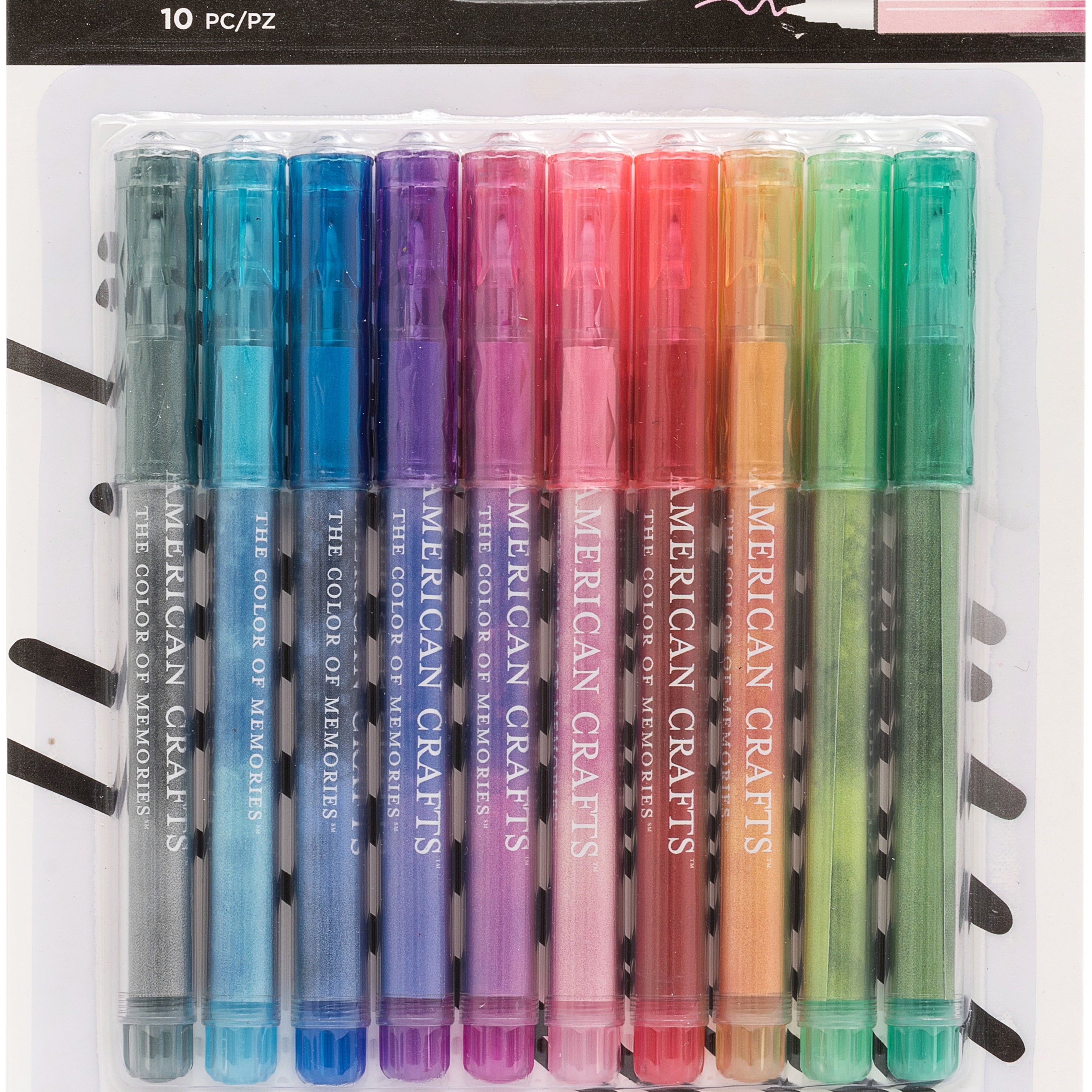 Baker Ross AW346 Chunky Felt Tip Pens Bulk Tub, Markers For Kids Arts And Crafts Activities And Teacher Supplies Assorted 48