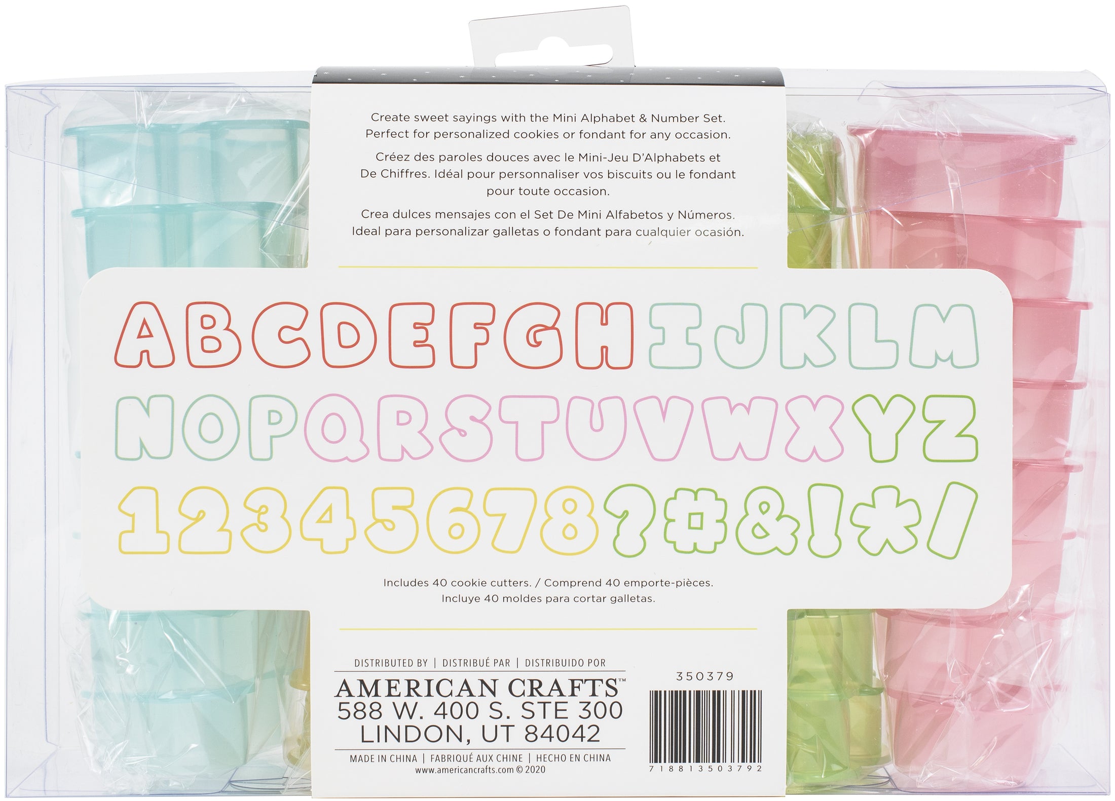 Sweet Sugarbelle Cookie Cutter Set 40/Pkg-Mini Alpha & Number Set