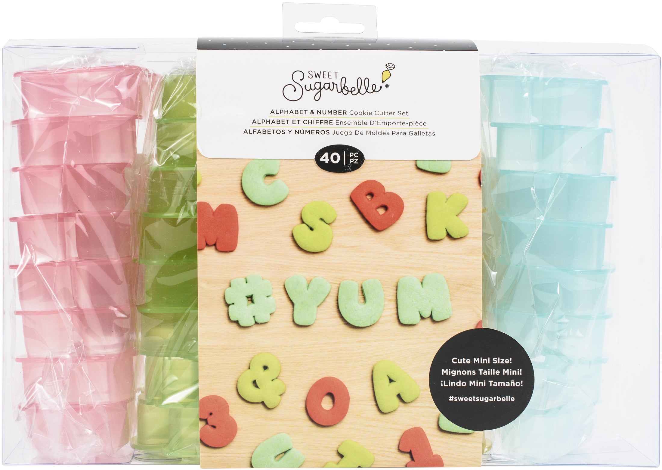 Sweet Sugarbelle Cookie Cutter Set 40/Pkg-Mini Alpha & Number Set