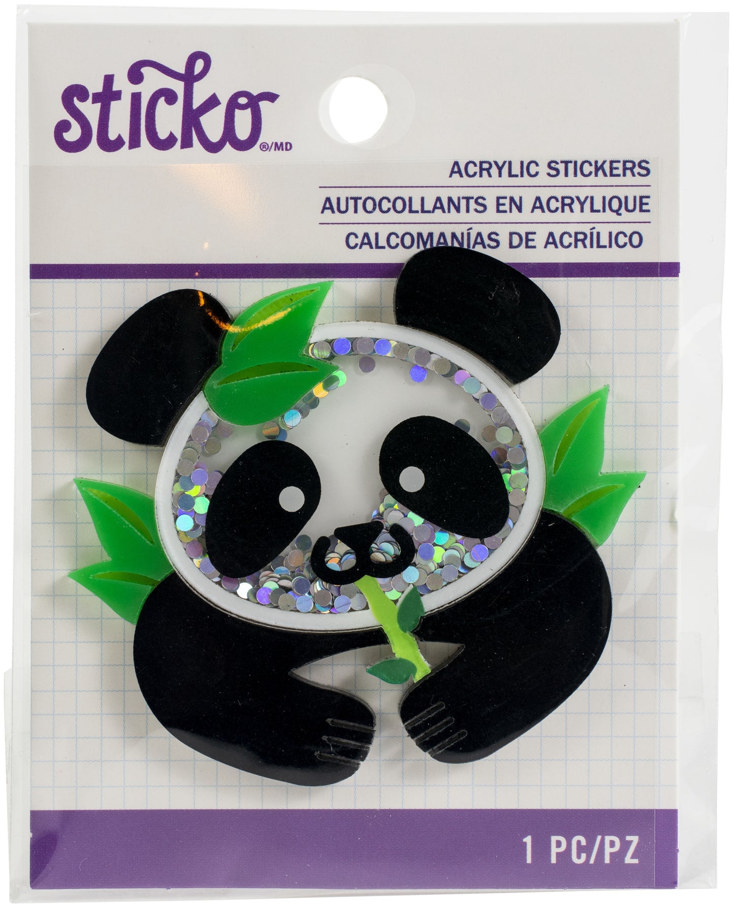 Sticko Acrylic Sticker-Panda