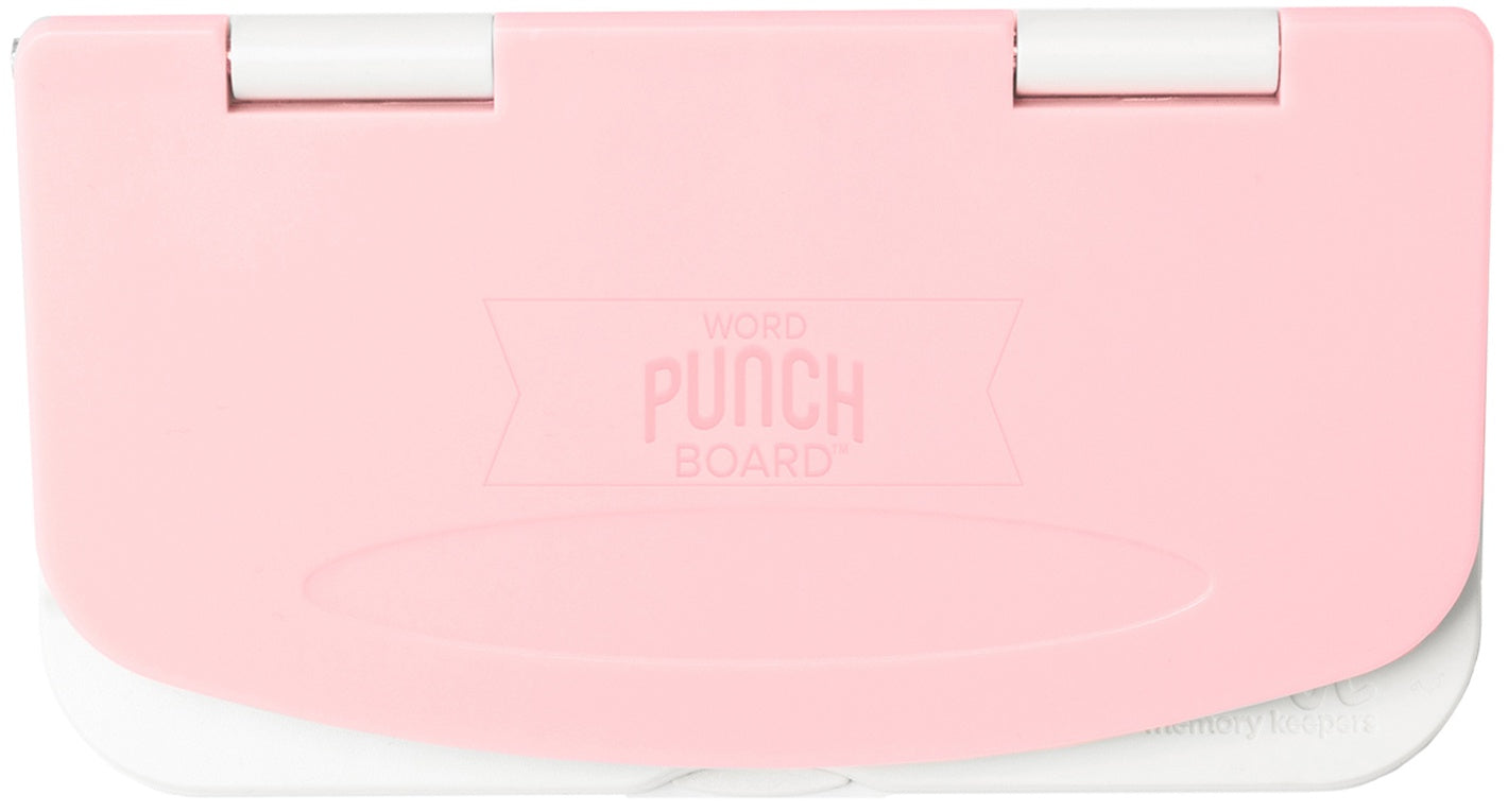 We R Memory Keepers Word Punch Board-Lowercase