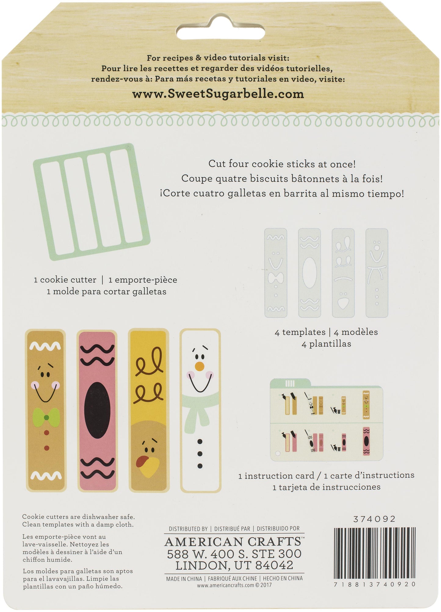 Sweet Sugarbelle Food Safe Detail Brush Set 4/Pkg34020579 - GettyCrafts