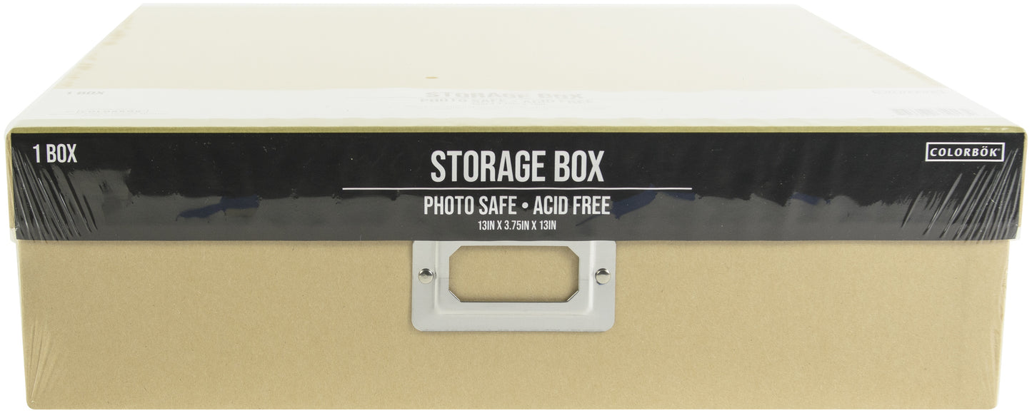Colorbok Storage Box 12"X12"-Tan