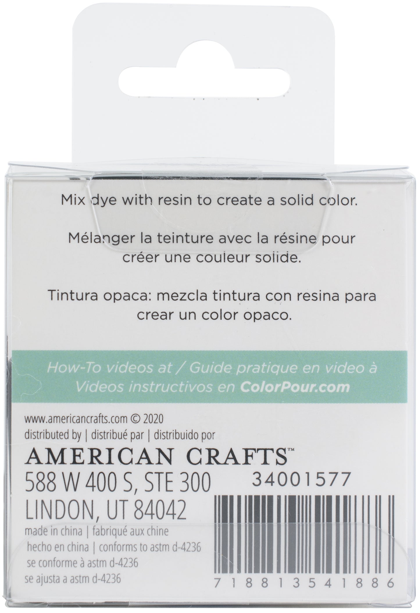 American Crafts Color Pour Resin .3oz 3/Pkg-Iridescent