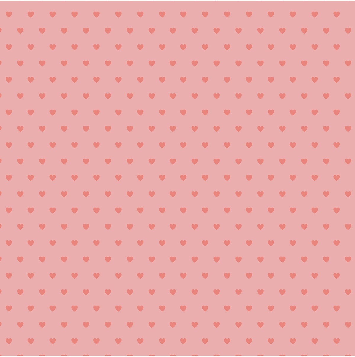 Core'dinations Core Basics Patterned Cardstock 12"X12"-Coral Hearts