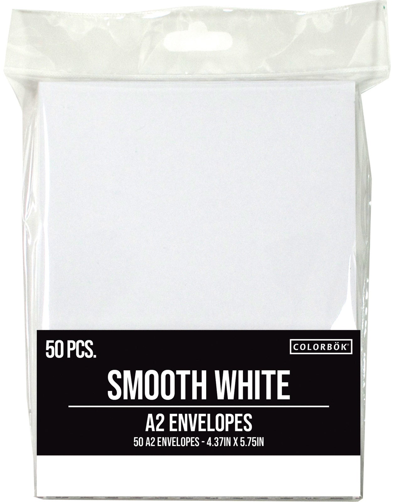 Colorbok A2 Envelopes (4.375"X5.75") 50/Pkg-White