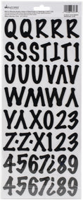 Load image into Gallery viewer, Sticko Alphabet Stickers 101/Pkg-Marker - Black
