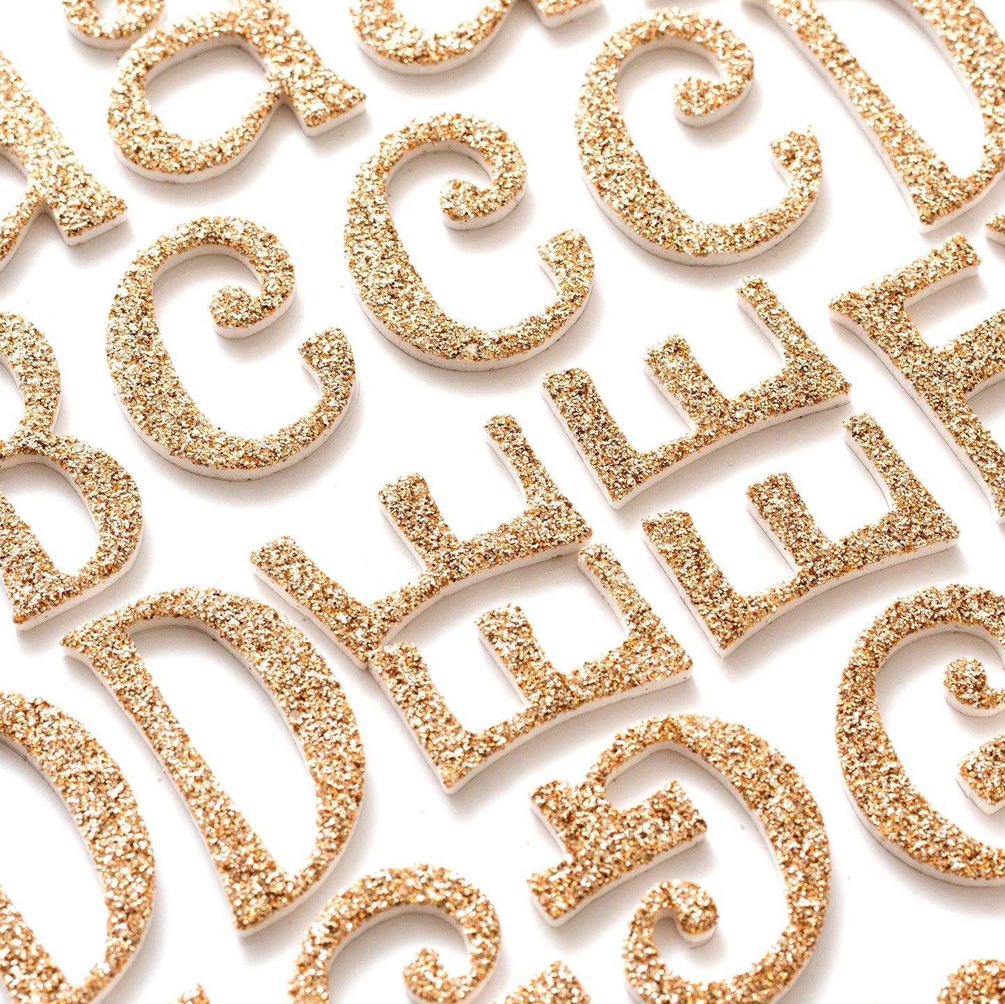 6 Gold Decorative Rhinestone Alphabet Letter Stickers DIY Crafts - F in  2023