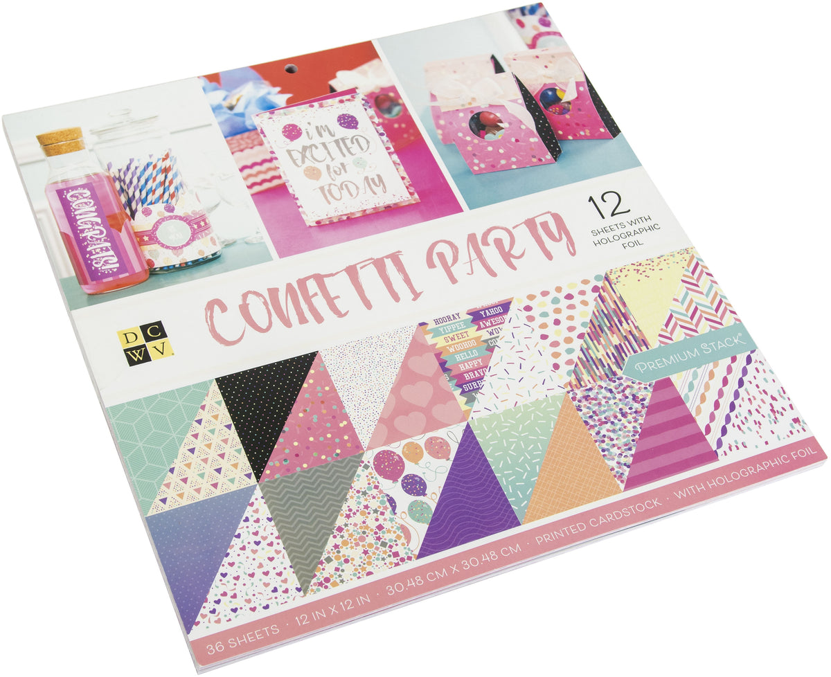 Dcwv Sticker Stack DCWV Double-Sided Cardstock Stack 12x12