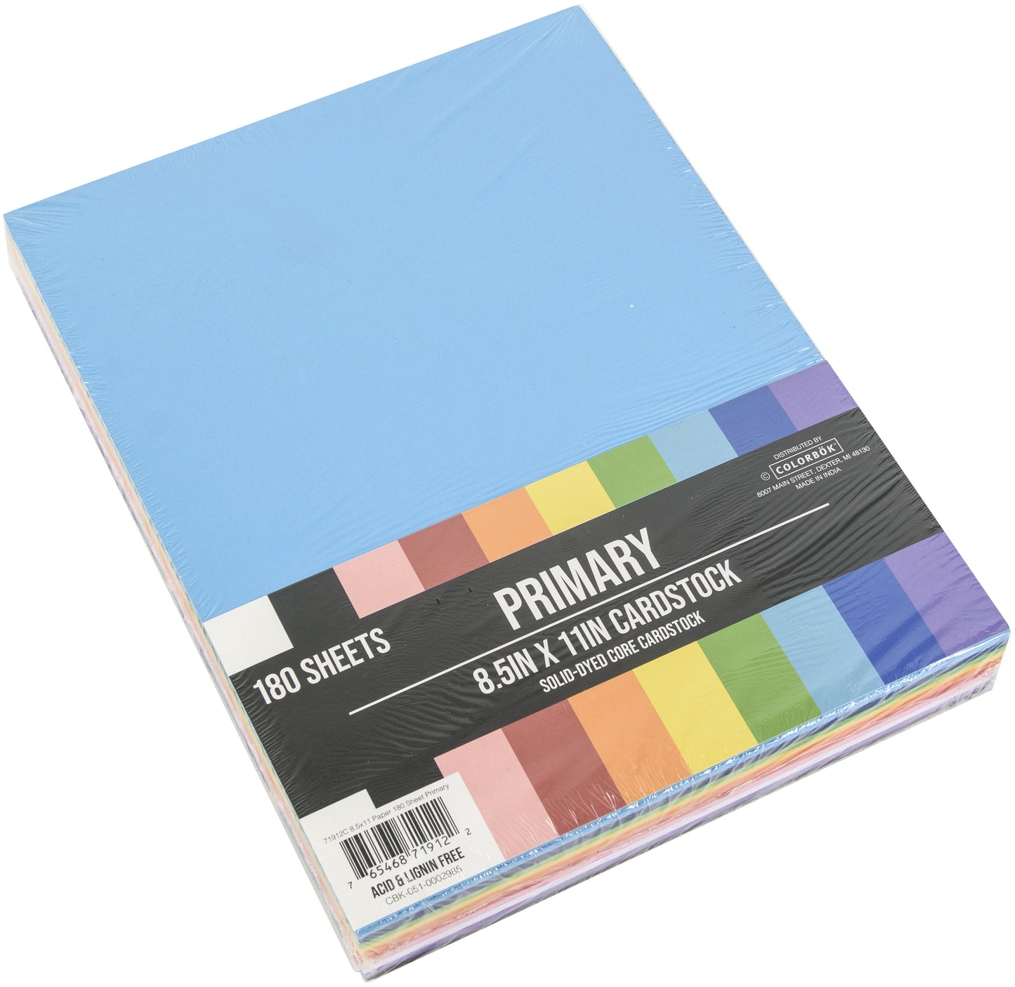 Colorbok 8.5 inch x 11 inch Primary Paper Pad, 180 Count, 71912A