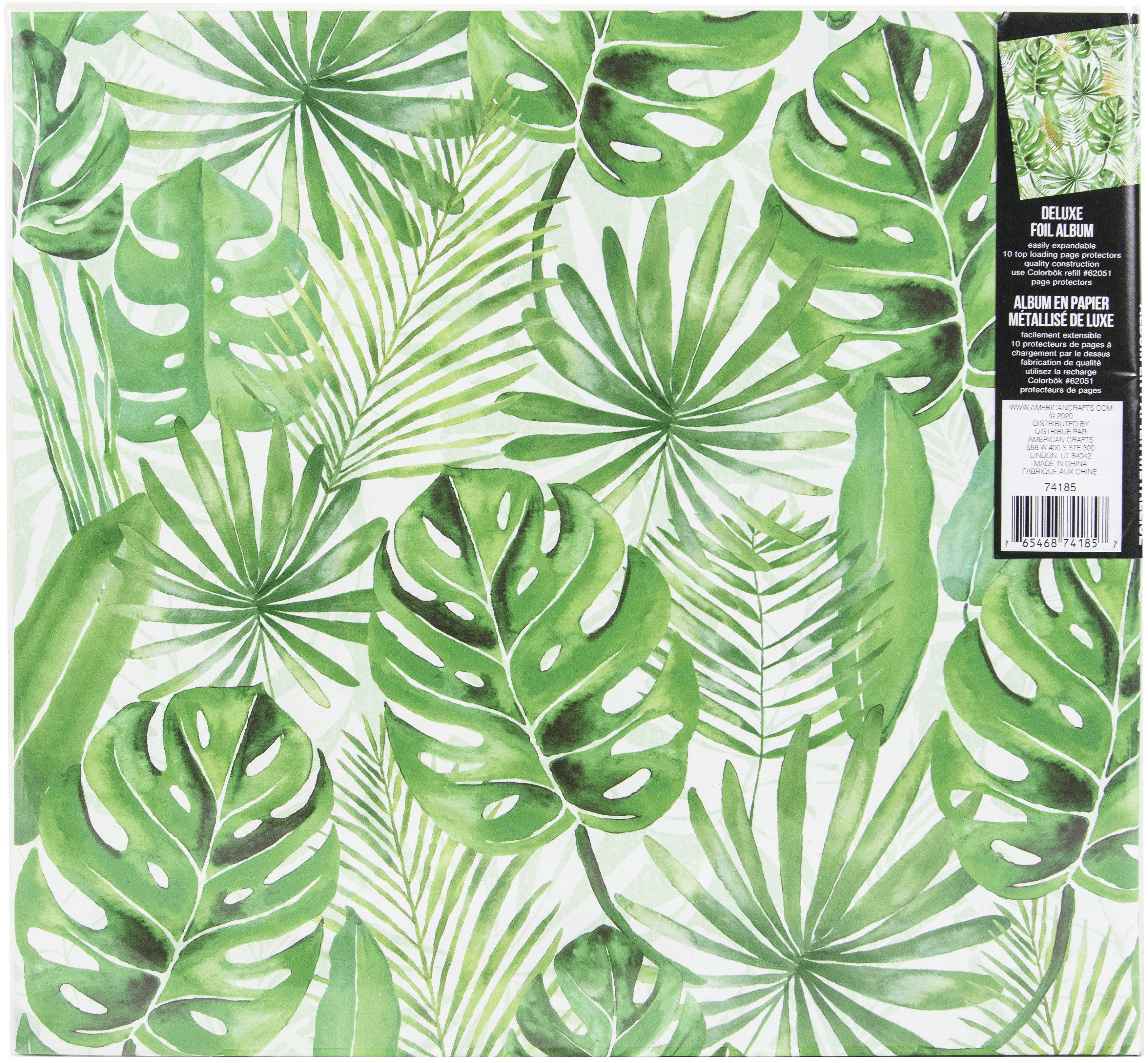 Colorbok Album 12"x12"-Foil Palms