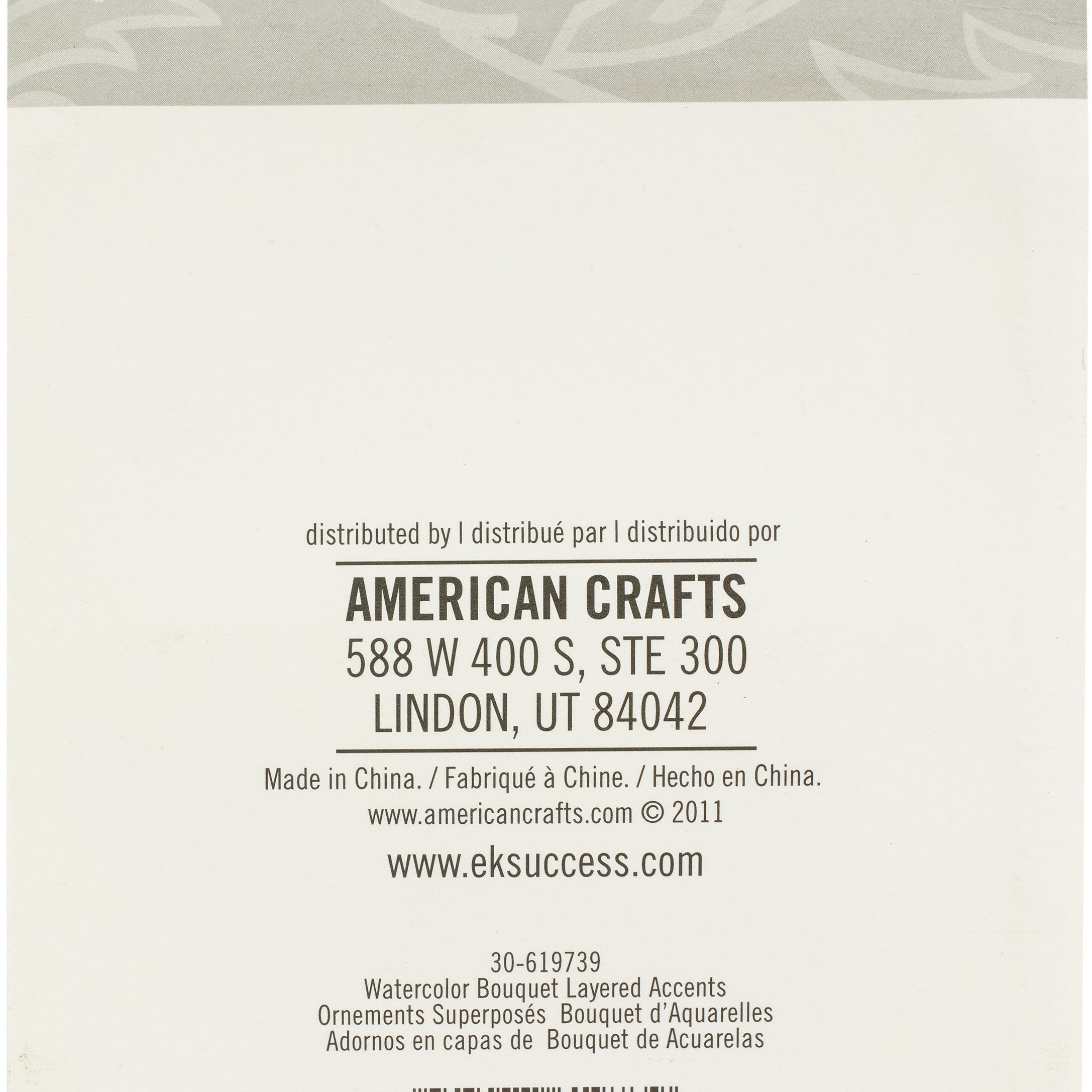 Watercolor Layered Accents 2/Pkg-Floral