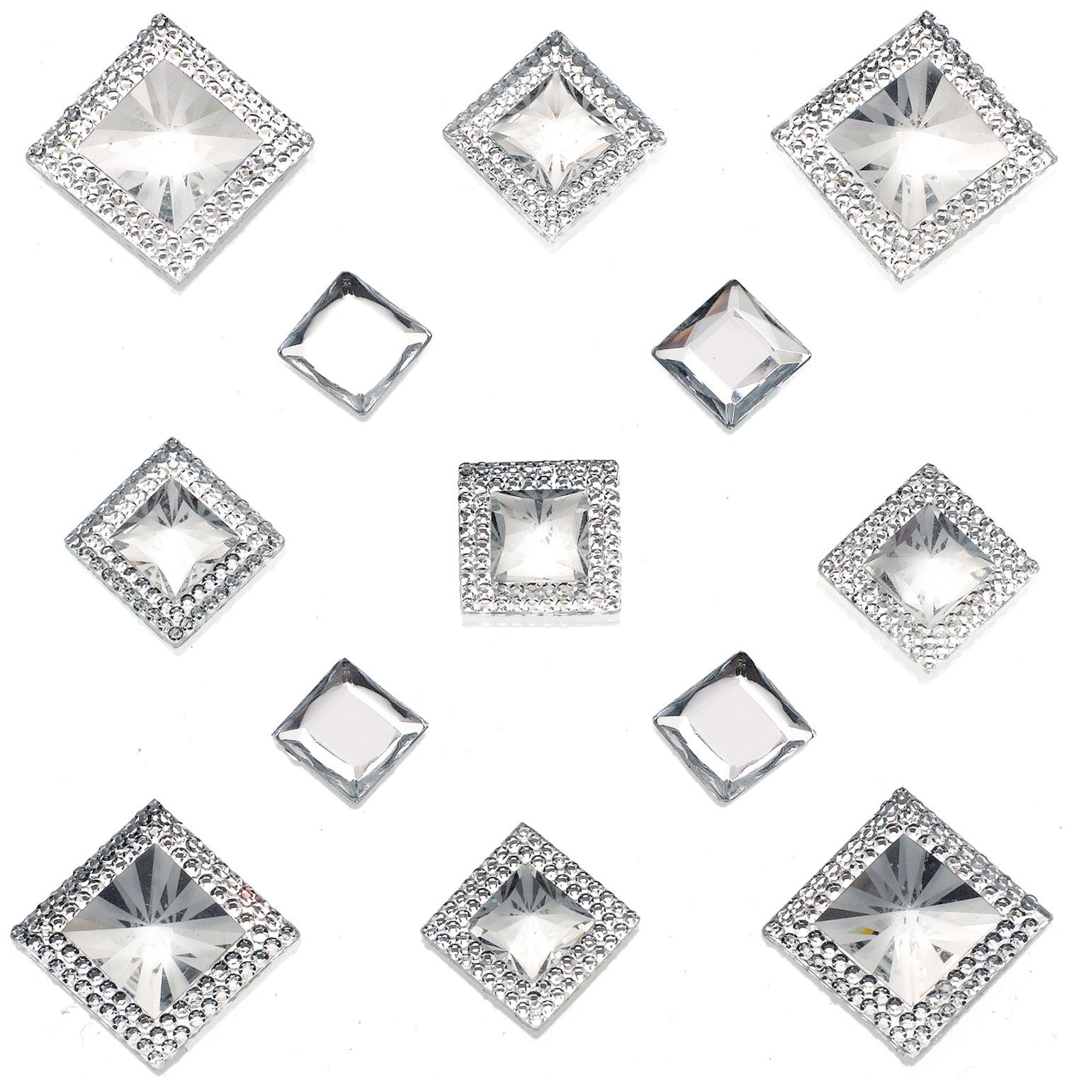 Jolee's Boutique Themed Stickers-Clear Thick Borders Bling