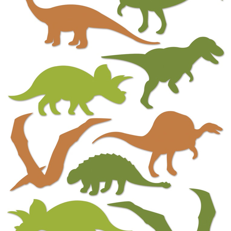 Sticko Tiny Stickers - Dinosaur Silhouettes, 13pcs