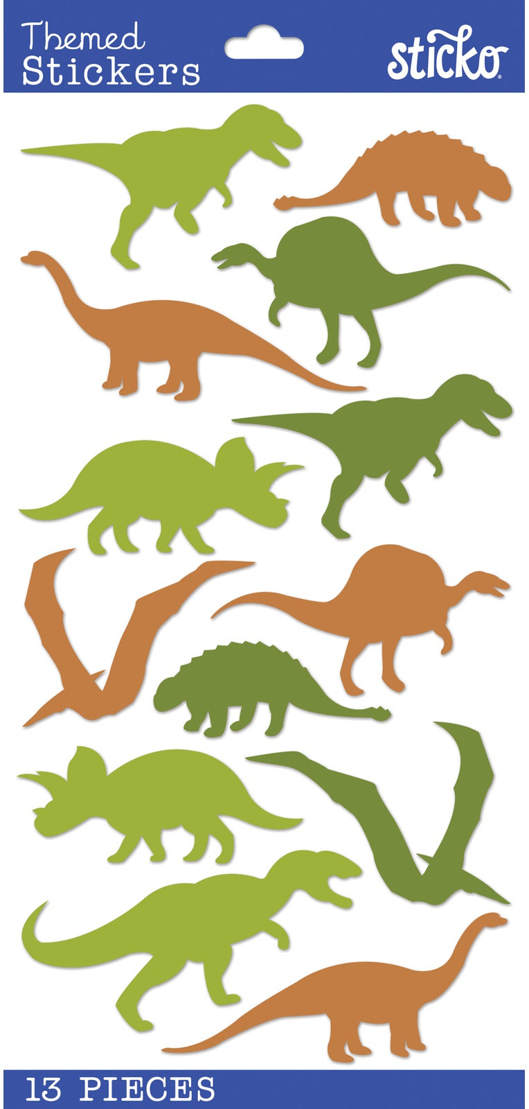 Sticko Tiny Stickers-Dinosaur Silhouettes