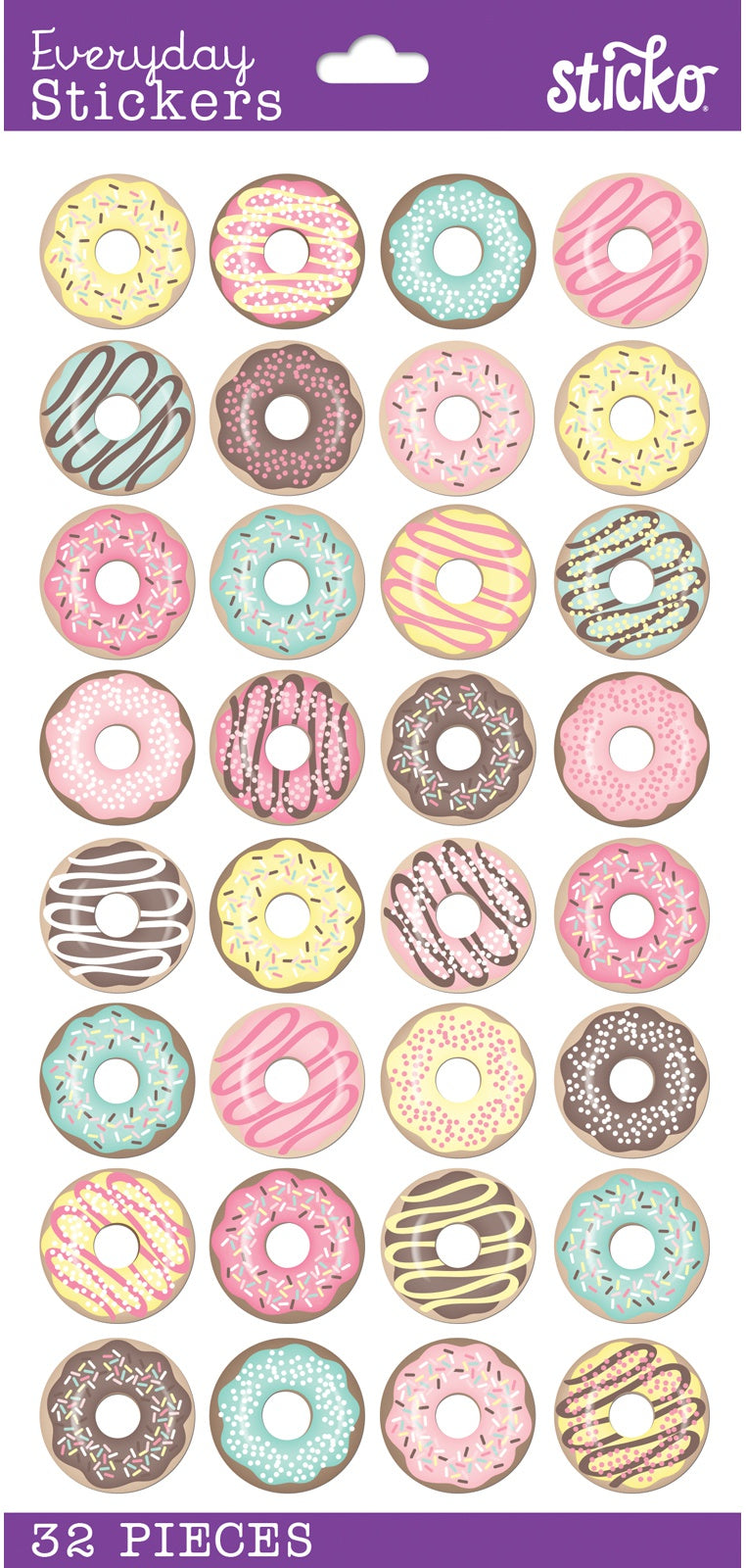 Sticko Tiny Stickers-Mini Donuts