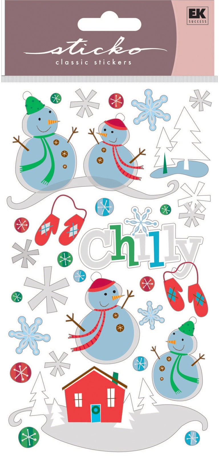 Sticko Stickers-Chilly Snowmen