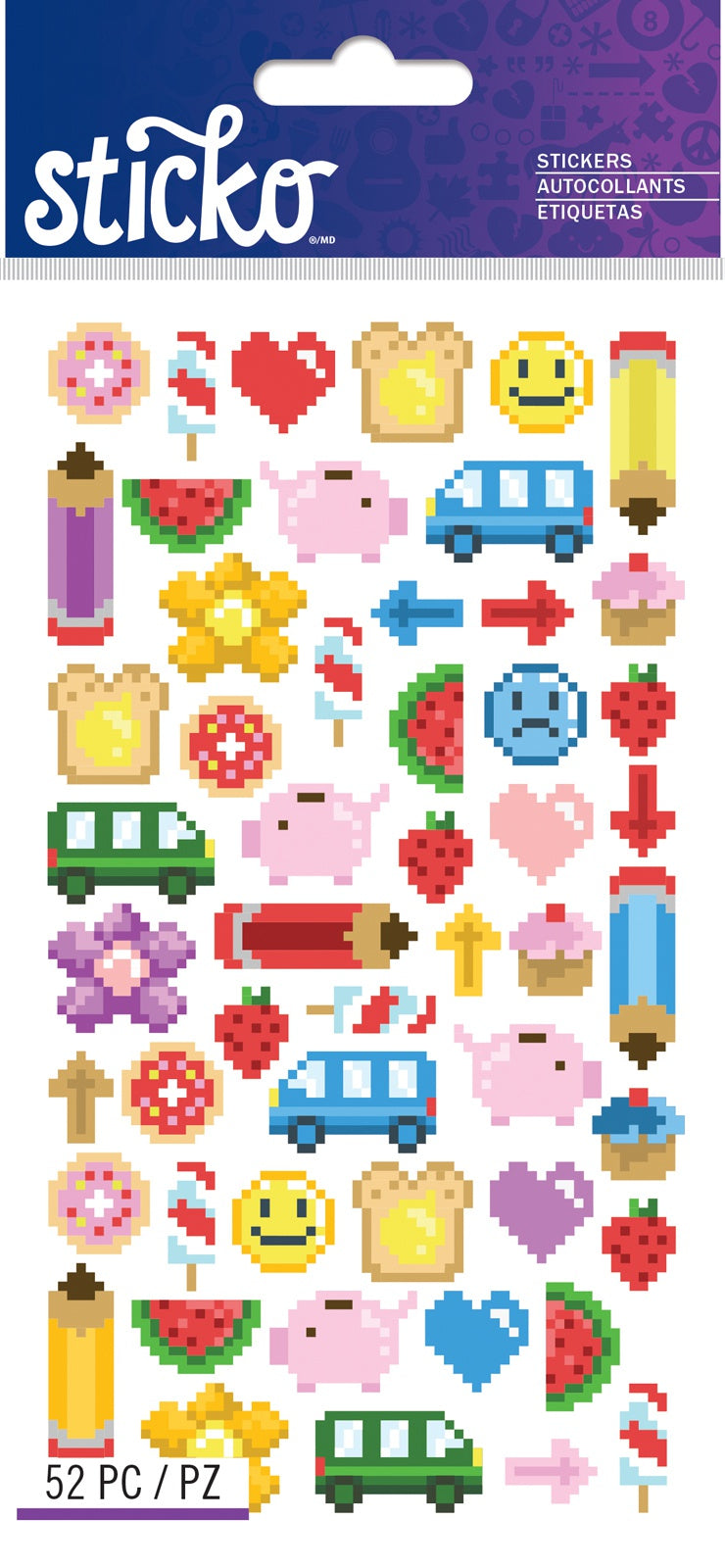 Sticko Stickers-Pixel Art