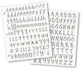 Load image into Gallery viewer, Sticko Alphabet Stickers-Silver Foil
