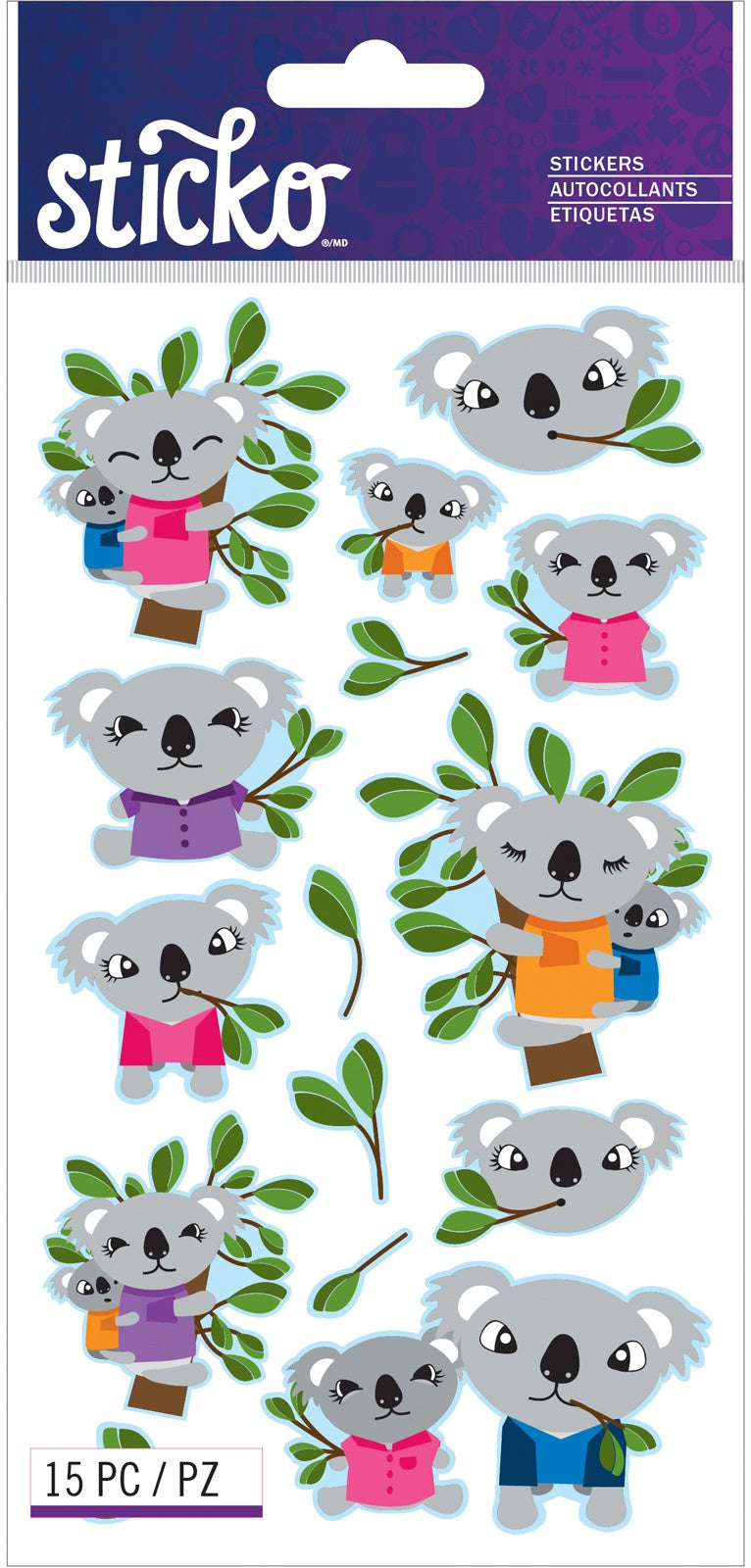 Sticko Stickers-Koala Bears