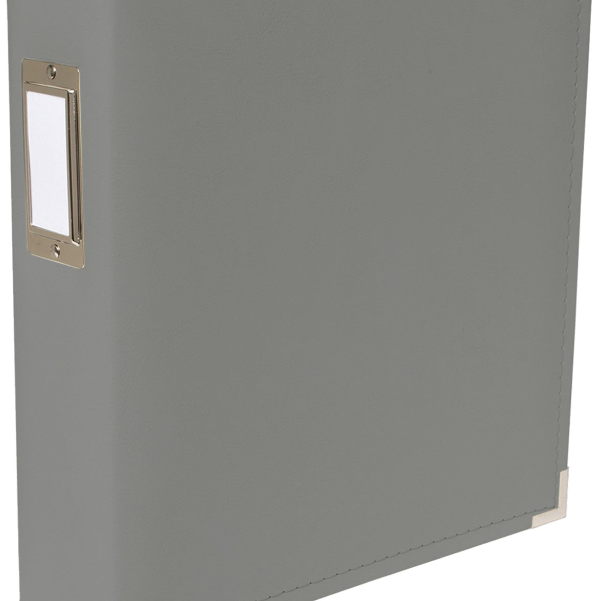 We R Makers 8.5x11 Leather Photo Album - Charcoal